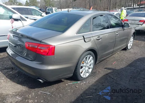 2013 Audi A6 3.0T Premium z USA, uszkodzony, nr VIN WAUGGAFC6DN137550